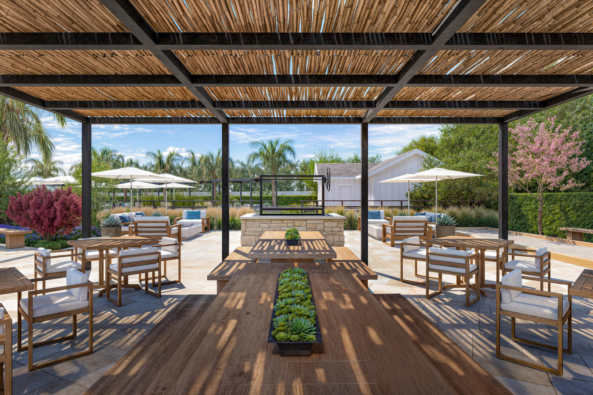 Outdoor Lounge & Bocce